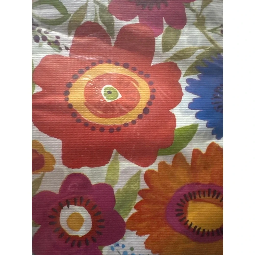 Amscan Floral Splash Paper Tablecloths Lot of 5 Disposable 54x102 579479 Multi
